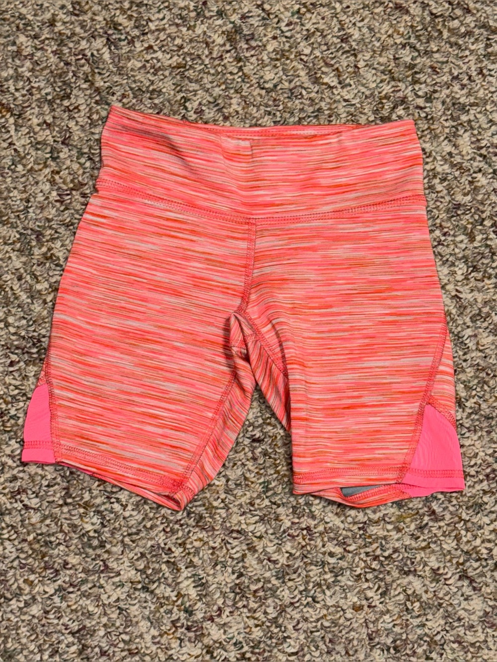 Girls size 8 medium shorts active Pink Space-Dye Performance Shorts